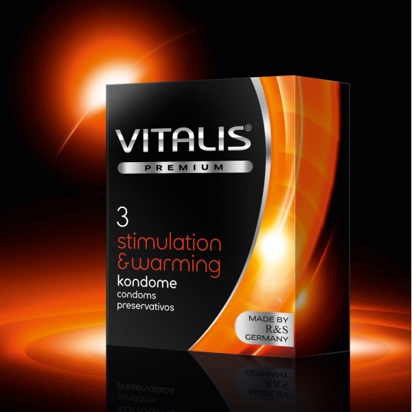 Презервативы  ''Vitalis''№3,с согревающим эффектом