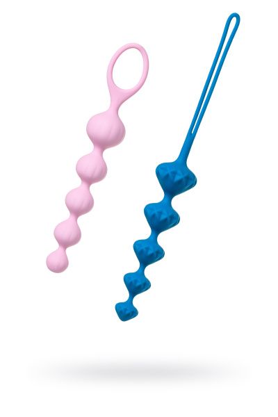 Набор анальных цепочек Satisfyer Beads,  ассорти