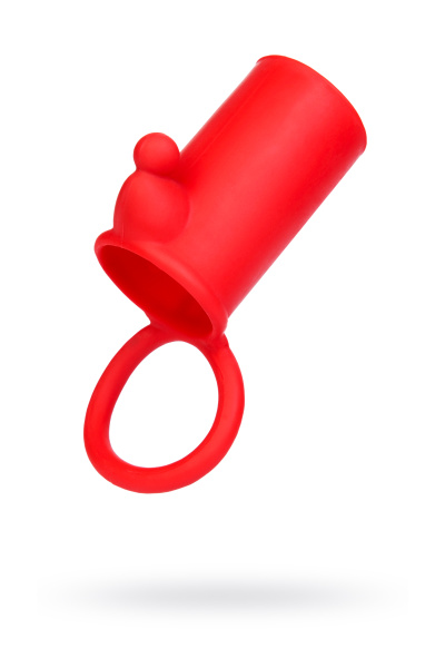 Насадка на пенис BLACK & RED BY TOYFA, со стимуляцией клитора