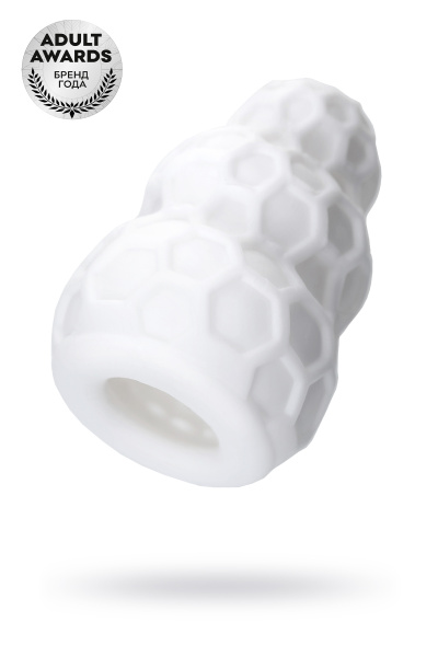 Яйцо-мастурбатор TOYFA A-Toys Flaff, TPE, белый, 8см, Ø 2,9 см
