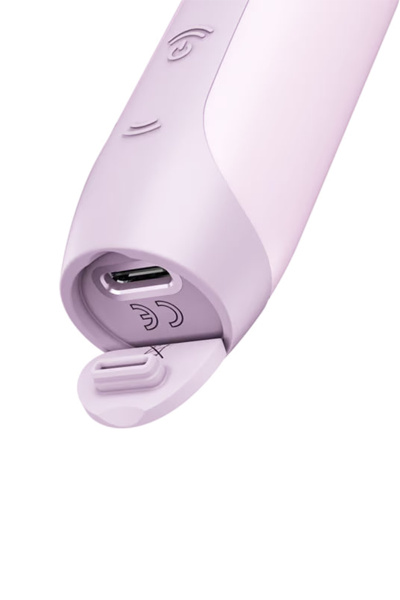 Мини-вибратор с 3D пульсацией Satisfyer Secret Kiss с USB-C зарядкой, силикон, ABS, розовый, 13 см