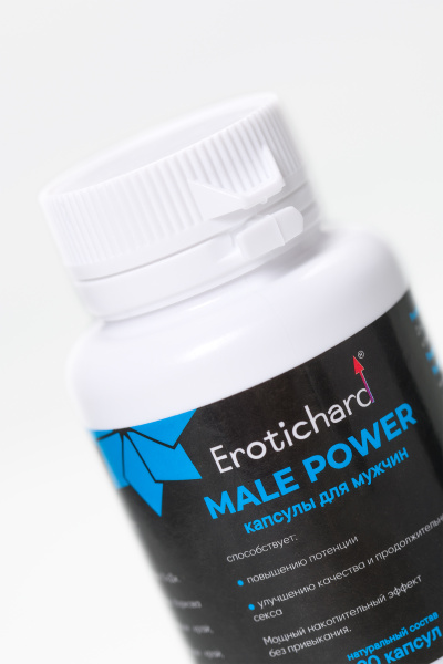 Капсулы возбуждающие для мужчин Erotichard MALE POWER с пантогематогеном
