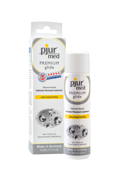 Лубрикант гипоаллергенный силиконовый  Pjur@med Premium glide 100 мл