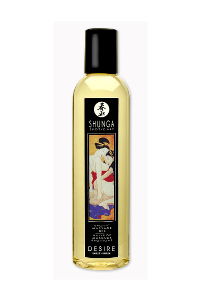 Массажное масло  возбуждающее Shunga /ваниль/ 250 мл