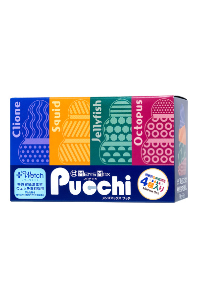 Мастурбатор нереалистичный MensMax Pucchi Set Box Marinе