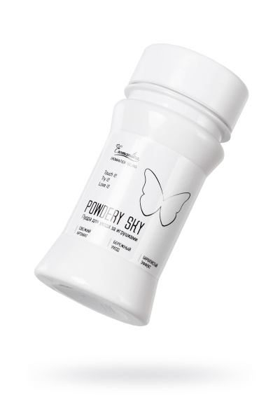 Пудра для ухода за игрушками Eromantica «Powdery Sky», с ароматом мяты, 40 г