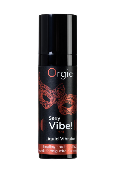 Гель для массажа Orgie Sexy Vibe Hot с разогревающим и вибрирующим эффектом, 15 мл
