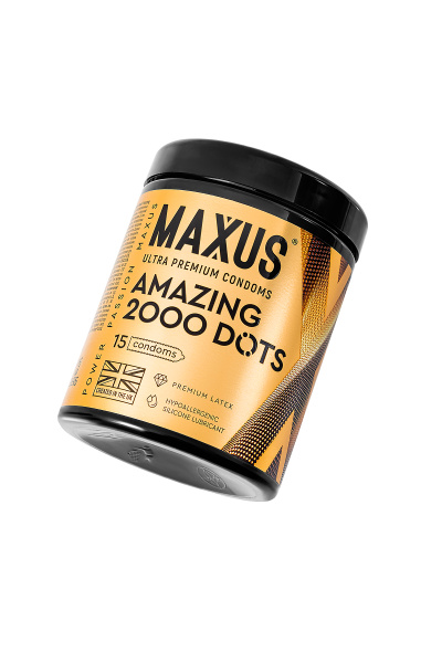 Презервативы Maxus Amazing,  латекс,текстурированные 15 шт.