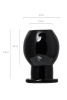 Анальная втулка TOYFA Basic M, TPE, чёрная, 6,5 см